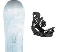Pack snowboard Nitro Lectra W Abstract White/multi 26 + Attacchi Sci - Blu / Rosso / Rosa - Größe 142 - 2026