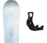 Pack snowboard Nitro Lectra W Abstract White/multi 26 + Attacchi Sci - Blu / Rosso / Rosa - Größe 142 - 2026