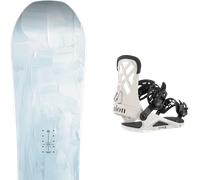Pack snowboard Nitro Lectra W Abstract White/multi 26 + Attacchi Sci - Blu / Rosso / Rosa - Größe 149 - 2026