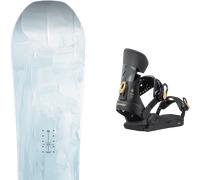 Pack snowboard Nitro Lectra W Abstract White/multi 27 + Attacchi Sci - Blu / Rosso / Rosa - Größe 142 - 2027