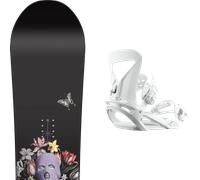Pack snowboard Nitro Mercy W Black/multi 26 + Attacchi Sci - Nero / Multicolore - Größe 149 - 2026