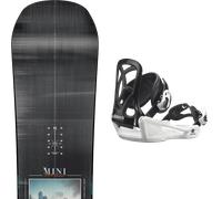 Pack snowboard Nitro Mini Thrills Black/multi 26 + Attacchi Sci - Nero / Grigio / Multicolore - Größe 148 - 2026