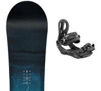 Pack snowboard Nitro Mystique W 26 + Attacchi Sci - Blu / Nero - Größe 146 - 2026