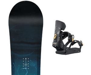 Pack snowboard Nitro Mystique W 26 + Attacchi Sci - Blu / Nero - Größe 146 - 2026