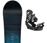 Pack snowboard Nitro Mystique W 26 + Attacchi Sci - Blu / Nero - Größe 149 - 2026