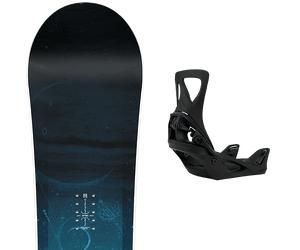 Pack snowboard Nitro Mystique W 26 + Attacchi Sci - Blu / Nero - Größe 152 - 2026