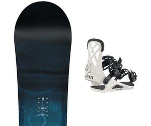 Pack snowboard Nitro Mystique W 26 + Attacchi Sci - Blu / Nero - Größe 152 - 2026