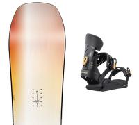 Pack snowboard Nitro Optisym W 25 + Attacchi Sci - Arancione / Blu / Bianco - Größe 146 - 2025