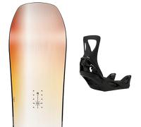 Pack snowboard Nitro Optisym W 25 + Attacchi Sci - Arancione / Blu / Bianco - Größe 146 - 2025