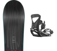 Pack snowboard Nitro Phase Black/multi 26 + Attacchi Sci - Nero / Multicolore - Größe 155 - 2026