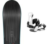 Pack snowboard Nitro Phase Black/multi 26 + Attacchi Sci - Nero / Multicolore - Größe 162 - 2026