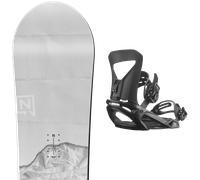 Pack snowboard Nitro Prime Raw 25 + Attacchi Sci - Grigio / Nero - Größe 155 - 2025