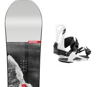 Pack snowboard Nitro Prime Raw Grey/red 26 + Attacchi Sci - Grigio / Nero / Rosso - Größe 149 - 2026