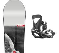 Pack snowboard Nitro Prime Raw Grey/red 26 + Attacchi Sci - Grigio / Nero / Rosso - Größe 152 - 2026
