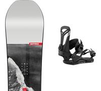 Pack snowboard Nitro Prime Raw Grey/red 26 + Attacchi Sci - Grigio / Nero / Rosso - Größe 156W - 2026