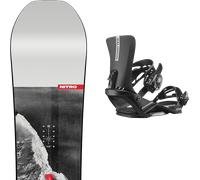 Pack snowboard Nitro Prime Raw Grey/red 26 + Attacchi Sci - Grigio / Nero / Rosso - Größe 164W - 2026