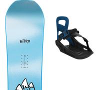 Pack snowboard Nitro Ripper Youth Blue 26 + Attacchi Sci - Blu - Größe 137 - 2026