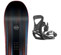 Pack snowboard Nitro Smp 25 + Attacchi Sci - Nero / Rosso / Blu - Größe 155 - 2025