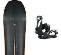 Pack snowboard Nitro Squash Black 26 + Attacchi Sci - Nero - Größe 159 - 2026
