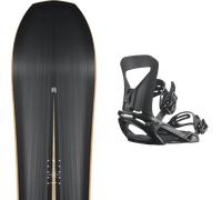 Pack snowboard Nitro Squash Black 27 + Attacchi Sci - Nero - Größe 159 - 2027