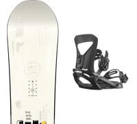 Pack snowboard Nitro T1 White 26 + Attacchi Sci - Bianco - Größe 155W - 2026