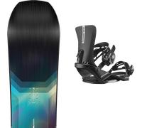 Pack snowboard Nitro Team Black/multi 26 + Attacchi Sci - Nero / Multicolore - Größe 155 - 2026