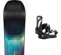 Pack snowboard Nitro Team Black/multi 26 + Attacchi Sci - Nero / Multicolore - Größe 157W - 2026