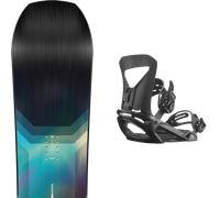 Pack snowboard Nitro Team Black/multi 26 + Attacchi Sci - Nero / Multicolore - Größe 159 - 2026