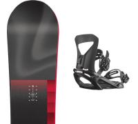 Pack snowboard Nitro Team Pro Black/red 26 + Attacchi Sci - Nero - Größe 159W - 2026
