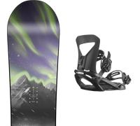 Pack snowboard Nitro Team Pro Mk Black/multi 26 + Attacchi Sci - Nero / Grigio - Größe 162W - 2026