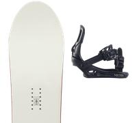 Pack snowboard Ride Compact 25 + Attacchi Sci - Bianco - Größe 142 - 2025