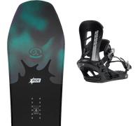 Pack snowboard Ride Deep Fake Black/blue 26 + Attacchi Sci - Nero / Giallo / Blu - Größe 162 - 2026