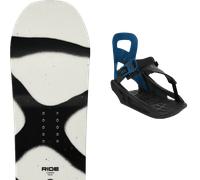Pack snowboard Ride Lowride White/black 26 + Attacchi Sci - Nero / Bianco - Größe 120 - 2026