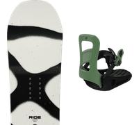 Pack snowboard Ride Lowride White/black 26 + Attacchi Sci - Nero / Bianco - Größe 90 - 2026