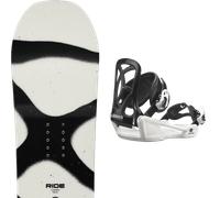 Pack snowboard Ride Lowride White/black 27 + Attacchi Sci - Nero / Bianco - Größe 120 - 2027