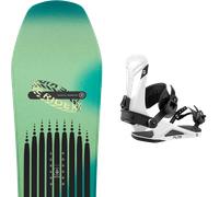Pack snowboard Ride Moderator Green/black 26 + Attacchi Sci - Verde / Blu / Nero - Größe 161W - 2026