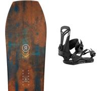 Pack snowboard Ride Mtn Pig Brown/blue 26 + Attacchi Sci - Marrone / Blu / Nero - Größe 159 - 2026