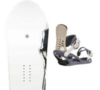 Pack snowboard Ride Saturday White/black 26 + Attacchi Sci - Bianco / Nero - Größe 146 - 2026