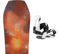 Pack snowboard Ride Twinpig Brown 26 + Attacchi Sci - Marrone / Arancione - Größe 151 - 2026