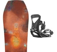 Pack snowboard Ride Twinpig Brown 26 + Attacchi Sci - Marrone / Arancione - Größe 154 - 2026