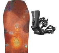 Pack snowboard Ride Twinpig Brown 26 + Attacchi Sci - Marrone / Arancione - Größe 156W - 2026