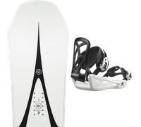 Pack snowboard Ride Zero Jr White/black 26 + Attacchi Sci - Bianco / Nero - Größe 147 - 2026