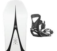 Pack snowboard Ride Zero White/black 26 + Attacchi Sci - Bianco / Nero - Größe 155 - 2026