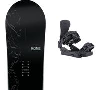 Pack snowboard Rome Agent Pro Black 26 + Attacchi Sci - Nero - Größe 158W - 2026