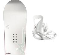 Pack snowboard Rome Hype White/grey 26 + Attacchi Sci - Bianco - Größe 143 - 2026