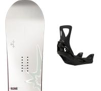 Pack snowboard Rome Hype White/grey 26 + Attacchi Sci - Bianco - Größe 143 - 2026