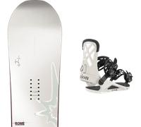 Pack snowboard Rome Hype White/grey 26 + Attacchi Sci - Bianco - Größe 143 - 2026