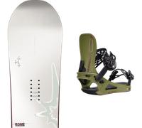Pack snowboard Rome Hype White/grey 26 + Attacchi Sci - Bianco - Größe 147 - 2026