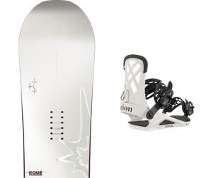 Pack snowboard Rome Hype White/grey 26 + Attacchi Sci - Bianco - Größe 147 - 2026