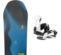 Pack snowboard Rome Mechanic Blue/black 26 + Attacchi Sci - Blu - Größe 156 - 2026